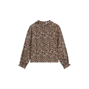 WE Fashion Bluza konjak / kapučino / črna