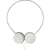 SAL Slušalice, stereo,  3,5mm, okretljivi zvucnici, bijele - HPH 6/WH