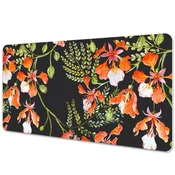 Decormat Namizna podloga Rdeče cvetje 120x60 cm