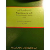 VIVALDI:BASSOON CONCERTO IN G-MOLL RV 495 BASSOON AND PIANO