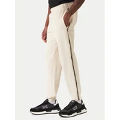 EA7 Emporio Armani Spodnji del trenirke 7M001482 AF12660 U1088 Bež Regular Fit