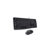 Logitech Set tastatura i miš MK120, USB, Crni