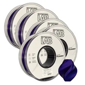 Professional Lab 5x Silk PLA Trojna Barva modra vijolična črna filament 1.75mm - Professional Lab Sijajni Filament za 3D Tisk (1kg Kolut)