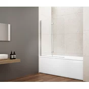 LORO Bath Screen foldable 900mm, clear glass - Gelco - 24 - 900 - 1500 - 6 - 14