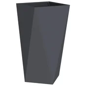 Vidaxl Cvetlično korito Antracit 40 x 40 x 75 cm Jeklo