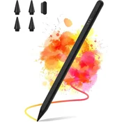 shumee STYLUS PEN IPAD PRO AIR MINI 2018-2023 ČRNO ACTIVE + KONICE KABEL