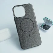 Maska Mag Case Fashion Glitter za iPhone 16 Pro Max crna