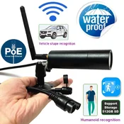 KJB Mini zunanja IP kamera Wi-Fi 5 MP s pametnim zaznavanjem Kartica 64 GB, objektiv 4 mm