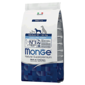 Monge Daily Medium Puppy and Junior, Piletina - 800 g