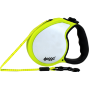 Doggo Pasji izvlečni povodec, neon rumen L (5 m) - 1 k.