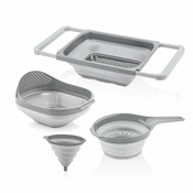 Hermia Set cediljki, 5 komada, Sivi