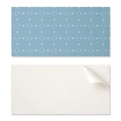 shumee Paket vinilnih ploščic z vzorcem za dnevno sobo, samolepilne, geometrijski diamantni vzorec 10x40x20 cm