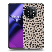 Silikonski črni ovitek za OnePlus 11 5G - Dots