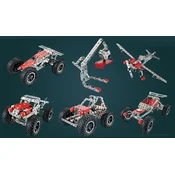 Alltoys Kovinski konstrukcijski komplet – terensko vozilo, 288 delov