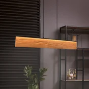 Trio Lighting LED viseča svetilka Kalea, dolžina 110 cm, barva lesa, les - Dnevna soba/jedilnica - lesna barva, črna