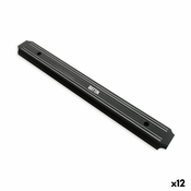 slomart magnetna palica za nože quttin črna 50 x 4,8 x 2 cm
