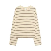 Bershka Majica rumena / temno siva / črna