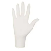 Rokavice Dermagel Coated - brez prahu, bele, velikost 2,5 mm L
