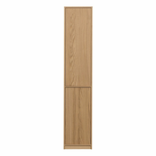 Modularna omarica v hrastovem dekorju v naravni barvi 40x199 cm Modulair – vtwonen