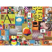 Ravensburger - Puzzle Eamesova hiša iz kart - 1 500 kosov