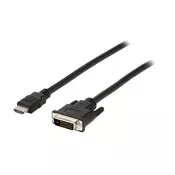 Kabl DVI-D M - HDMI AM, single link 2m