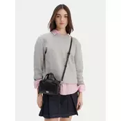 Ročna torba Tommy Jeans Tjw City Trunk Crossover AW0AW18084 Črna