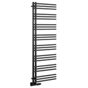 POSEIDON bathroom radiator 450x1540mm, black matt - Črna mat barva - 450x1540 mm - Aqualine - POSEIDON - 24 - Jeklo - Oblika E - Oblika E - 450 - 1540 - 5 - 14