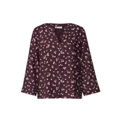 STREET ONE Bluza ecru/bordo