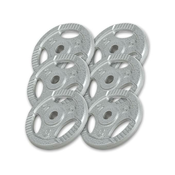 Gorilla Sports Set tegova od livenog gvožda 6x5 kg (30 mm u