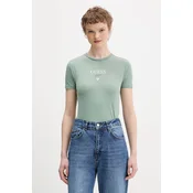 Guess Jeans Majica 180328 Zelena Classic Fit