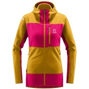 Haglöfs W Mikina L.I.M Mid Fast Hood dámská žlutá