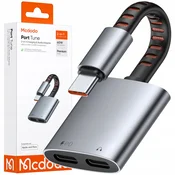 Mcdodo MCDODO USB-C NA USB-C ADAPTERSKI KABEL 2X TIP C 2V1 OTG 60W, (5000261446)