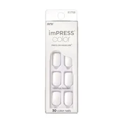 Kiss Impress Color 30 Unghie Frosting Autoadesive 1 unita