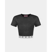 Chiara Ferragni Ženski top 21PE-CFT119 BLACK, Crni