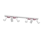 Reflektor CVETLICA 6xGU10/8W/230V bela