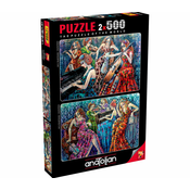 AnaTolian - Puzzle 2x500 Colorful Notes - 500 kosov