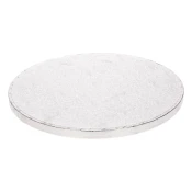 Funcakes Srebrna podloga za torto 40 cm, debelina 12 mm