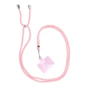 SWING privjesak za telefon podesive duljine / duljina kabela 165 cm (max 82,5 cm u omci) / rame ili vrat – lite - roza