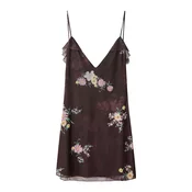 Bershka Poletna obleka zelena/jajčevec/roza/bela
