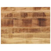 Ploca stola 80x70x3,8 cm pravokutno puno drvo grubo mango