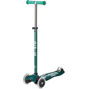Djecji romobil Micro - Maxi Deluxe ECO LED, Green