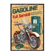 shumee PLAKAT V OKVIRJU 33x43 cm Garage Motor P1853
