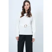 Trend Alacati Stili Ženska bluza Alc-X14699, Krem