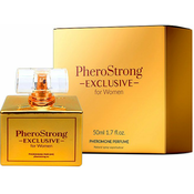 Phero Strong Exclusive ženski parfum s feromonima jasmin roza nasprotni spol delujete kot magnet dominatorja življenja sicilijanska limona psihofiziološko stimulacijo pritegnejo spolne partnerje 50 ml