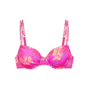 VENICE BEACH Bikini zgornji del majnica / svetlo oranžna / roza / temno roza