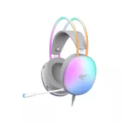 Havit Gaming slušalice H2037d RGB, 118 dB, Bele