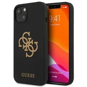 Ovitek Guess Silicone 4G Logo za iPhone 13 mini 5.4 - črna