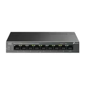 TP-Link 9-Port 10/100Mbps 8-Port PoE+ Desktop Switch | LS109P