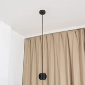 HELAM GAMBIT viseča svetilka, črna, O 10 cm, kovina, GU10 LED - Dnevna soba/jedilnica - Sodobni