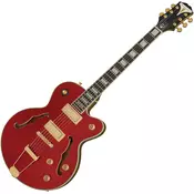 Epiphone Uptown Kat ES Ruby Red Metallic Jazz kitara (polakustična) (Rabljeno)